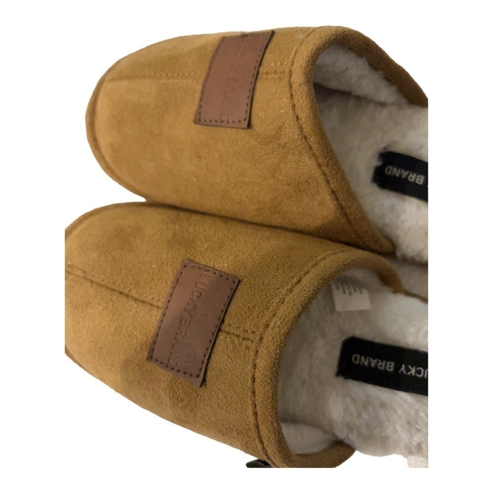 Lucky Brand Boys Micro Suede Scuff Slippers Size 1 - Picture 8 of 9